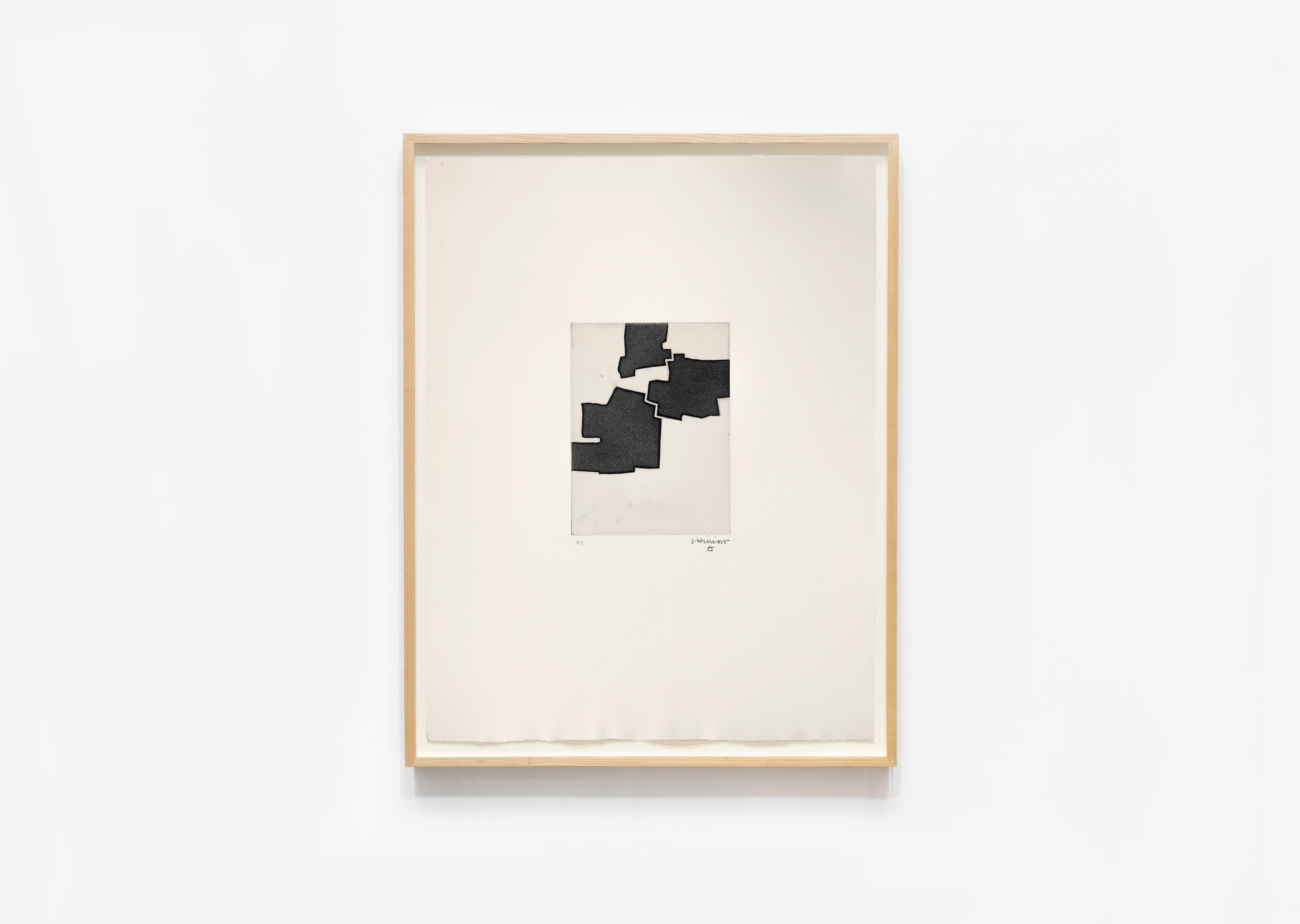 estampe Gezna IV Eduardo Chillida